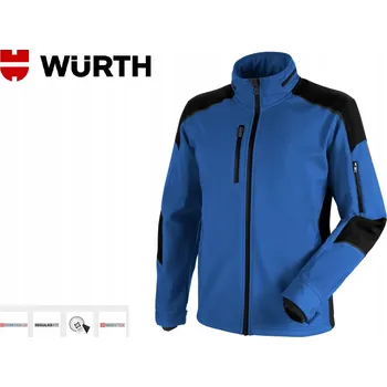 Pánská softshellová bunda PRACOVNÍ BUNDA SOFTSHELL WURTH MODYF STRETCH CETUS MODRÁ vel. 3XL