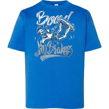 detske-levne-bavlnene-tricko-potisk-skejtak-skateboard Barva: Royal blue - královsky modrá, Dětská bavlněná trička JHK: XL