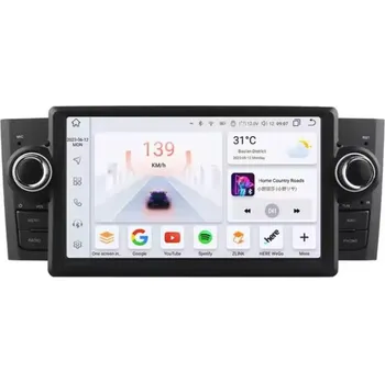 Autorádio Ossuret 2Din Autorádio Fiat Grande Punto Linea 2007 - 2012 s Android Auto, CarPlay, 8+128 GB