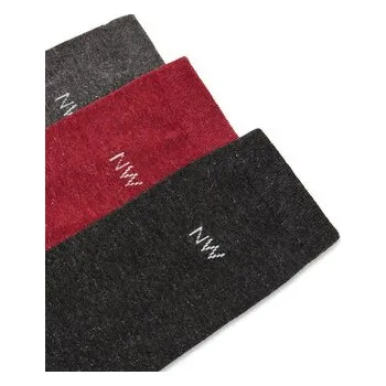 Pánské ponožky Nine West Dlouhé ponožky CEO_AS_NW_05_W_AW25 (3 PACK) Šedá 35_38