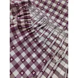 Závěsy barva fialová bílá