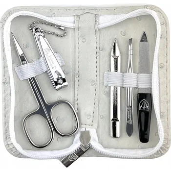 Kellermann Dámská sada na manikúru 7407 pštrosí kůže béžová