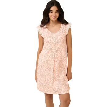 Dámská noční košile Bavlněná kojící a těhotenská noční košile Vamp 22220 salmon velikost XXL