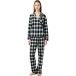 Dámské flanelové pyžamo Vamp propínací 21704 velikost XL