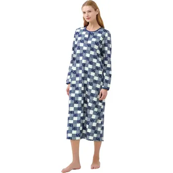 Dámská noční košile Dlouhá noční košile Vamp pro ženy 21435 blue patriot velikost XL
