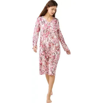 Dámská noční košile Dámská noční košile Vamp z micromodalu 21043 rose vinka velikost S