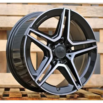 Alu kolo Alu kola Racing Line FBX142, 22x11.5 5x112 ET47, černá + leštění (zátěžová)