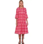 Dlouhé letní šaty Vamp s 3/4 rukávem 20452 velikost M