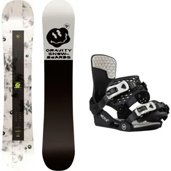 Snowboard Gravity Flash 24/25 juniorský snowboard + Gravity Wildcat black vázání 110 cm + M (EU 34-38) + DÁREK + Doprava ZDARMA