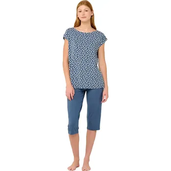 Dámské pyžamo Dámské pyžamo s mořským potiskem Vamp 22050 blue raf velikost XL