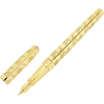 Kancelář S.T. DUPONT - MONOGRAM 1872 - Line D ETERNITY Golden L - Plnící pero
