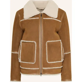 Dámský kabát Bogner Dámská Kožená Bunda Pelina-Ld Ze Směsi Materiálů,...