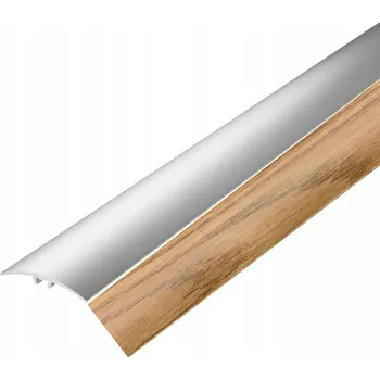 soklová lišta Lišta Vilo hliníková 3 x 930 délka 93 cm dub