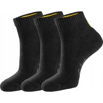 Pánské ponožky Ponožky s nízkými chodidly Snickers 9221 3 Pak Černá 41-44