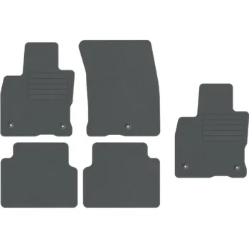 autokoberec Kobercové rohožky Edecor velurové 5 ks