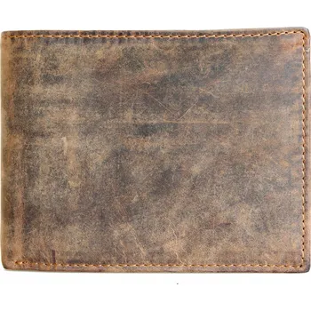Peněženka FLW peněženka z přírodní kůže hnědá - muž