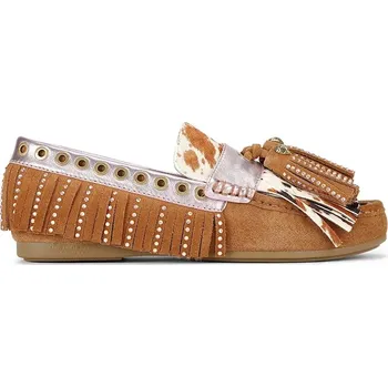Dámské mokasíny Semišové mokasíny Kurt Geiger London Tassel Fringe Moccasin dámské, hnědá barva, na plochém podpatku, 3494336219 3494336219.TANCOMB 88X, EUR 38