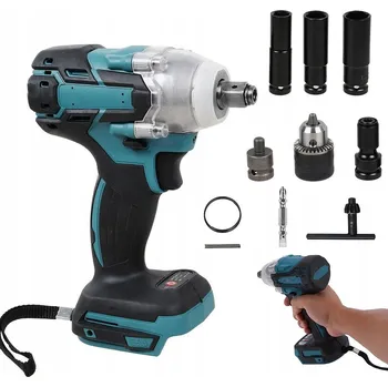 AKUMULÁTOROVÝ RÁZOVÝ UTAHOVÁK BEZKARTÁČOVÝ MOTOR 1/2" NA KOLA SILNÝ 520 Nm