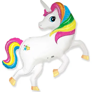 Balónek Balonek foliový duhový JEDNOROŽEC