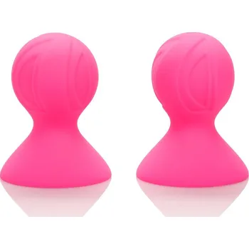 Vakuová pumpa CalExotics Nipple Play Silicone Pro Nipple Suckers - Pink