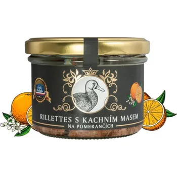 VINECO Rillettes s kachním masem na pomerančích 180 g