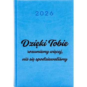 Kalendář Knižkový kalendář 2026 A5 FunnyCase modrý