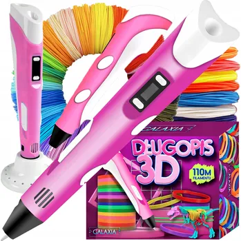 3D Propiska GALAXIA 3D PEN propiska różowy dla dzieci