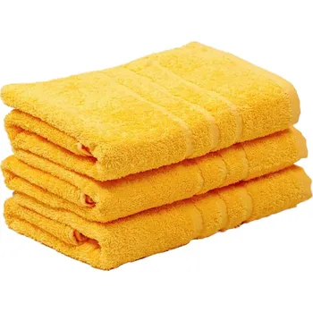 Ručník 2P SERVIS Osuška froté Comfort 70x140cm 140x70 cm žlutá 100% Bavlna froté