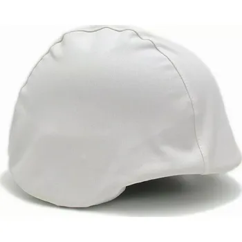 Povlak na polštářek Kamuflážní povlak SNĚŽNÝ na KEVLAROVOU PŘILBU (Plátěný kamuflážní povlak na Kevlarovou helmu v Sněžném provedení)