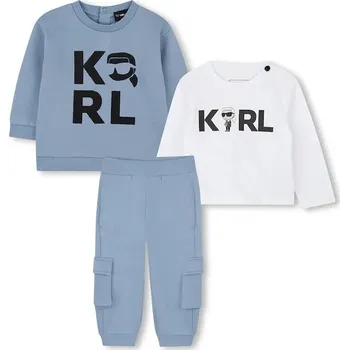 Kojenecká souprava Dětská bavlněná souprava Karl Lagerfeld Z30967.74.81 modrá 55X, vel. 74