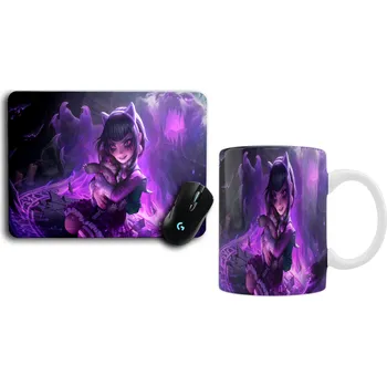 SADA HRNEK A PODLOŽKA POD MYŠ LEGUE OF LEGENDS - NÁPAD NA DÁREK - RŮZNÉ VZORY