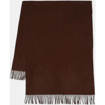 Šála Vlněná šála Answear.LAB dámská, hnědá barva, hladká stella.2 88X, vel. ONE SIZE