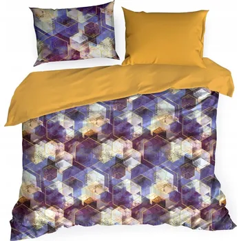 Povlečení Povlečení 160x200 cm sada 3 díly povlečení 70x80 cm Vitrage BAVLNĚNÝ SATÉN