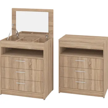 Toaletní stolek Toaletní stolek DRESS-04 Barva: dub sonoma