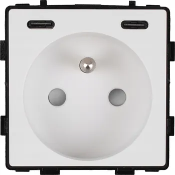 Elektrická zásuvka Elektrická Zásuvka , USB nástěnná MIUUN bílá
