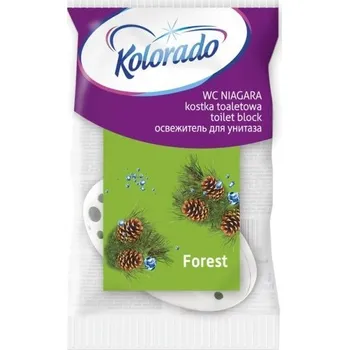 WC čistič Kolorado WC Niagara toilet block in basket 35 g, PINE