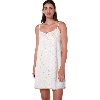 Dámská móda Letní noční košilka s úzkými ramínky 20390 velikost L