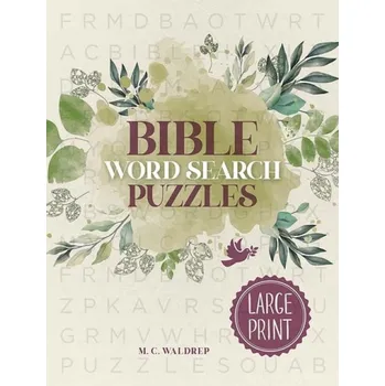Bible Word Search Puzzles (Large Print) - Waldrep, M. C.
