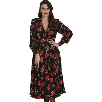 Dámské šaty Banned Retro šaty Pomegranate Velikost: 4XL (UK 22)