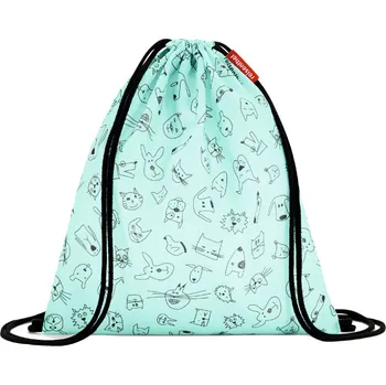 Školní sáček Reisenthel Mysac Kids Cats and Dogs Mint + Sleva 5% s kódem AKCE5