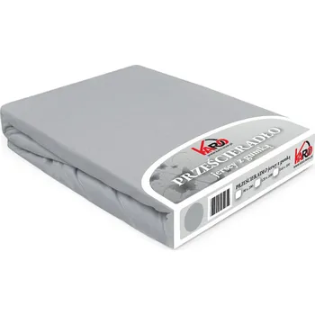 Prostěradlo Prostěradlo jersey s gumou 90x200 šedé Constance KARO