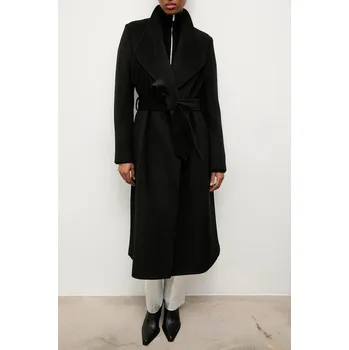 Dámský kabát Kabát s vlnou Answear.LAB černá barva WA25-KPD012 99X, vel. L