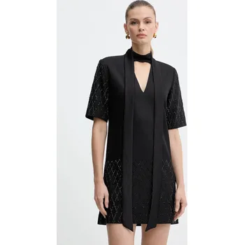 Dámské šaty Šaty Pinko černá barva, mini, oversize, 105523 A2PO 105523.A2PO 99X, vel. 34