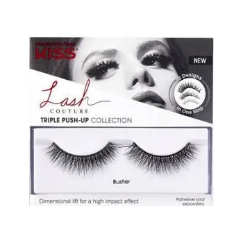 Péče o řasy a obočí KISS umělé řasy TRIPLE PUSH-UP BUSTIER 3D