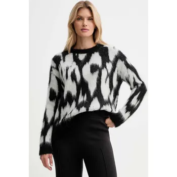 Pánský svetr Svetr s příměsí vlny Calvin Klein LV044D343G černá 99B, vel. XS