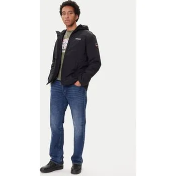 Napapijri Bunda pro přechodné období A-Tundra Wint 1 NP0A8928 Černá Regular Fit XL