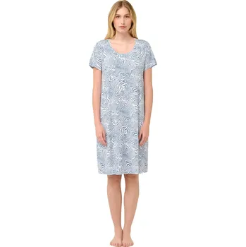 Dámské noční prádlo Letní noční košile Vamp s knoflíkovou légou 22013 blue serene velikost M