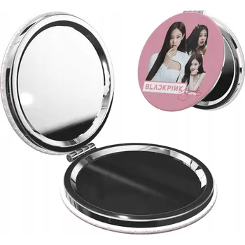 Kosmetické zrcátko KAPESNÍ ZRCÁTKO NA MAKE-UP SKLÁDACÍ BLACKPINK JENNIE DÁREK