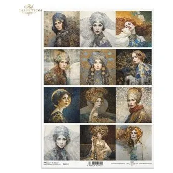 Umělecký papír Rýžový papír A4- R2413 - Ženy