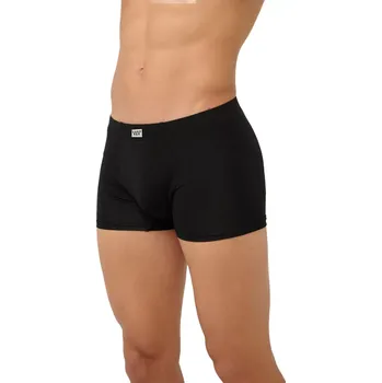Boxerky Pánské boxerky Vamp Plain Micromodal 22853 black velikost XL